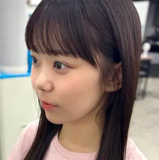 ミディアム カラー 顔まわり/レイヤー/ 透明感/まいな🥨のヘアスタイル