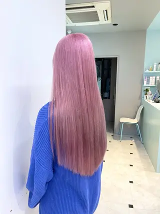 ロング カラー ハイトーン/韓国 レイヤー/るか🎀のヘアスタイル