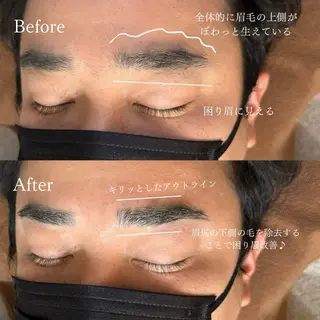 メンズ アイブロウ 眉毛専門サロンeight（エイト）大阪心斎橋所属・今福 しおりの眉毛・アイブロウイメージ