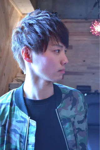 ミディアム カラー メンズ belle chambreイブカのその他イメージ