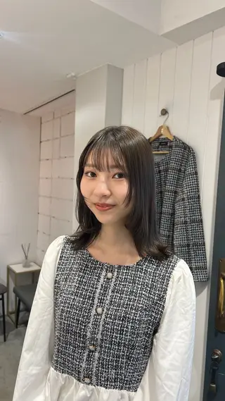 ミディアム カラー ☆ HARUKA ☆のヘアスタイル