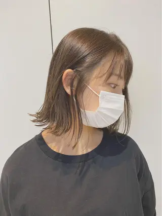 ショート カラー ボブ/salut町田 🧡kanaのヘアスタイル