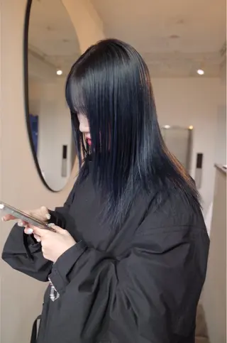 セミロング カラー 髪質改善/ブリーチ EITOのヘアスタイル