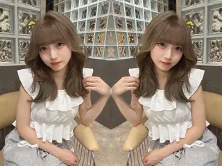 ロング カラー 透明感×艶ハイトーン Takeruのヘアスタイル