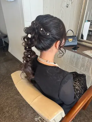 ロング ヘアアレンジ m.sante所属・小松 瑞季のヘアスタイル