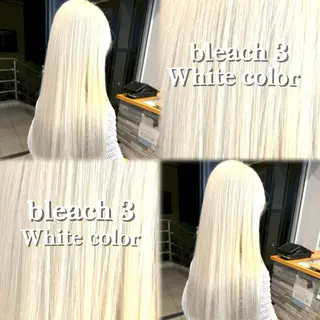 ロング カラー ハイトーン/横浜 /伊藤　怜のヘアスタイル