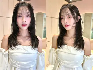 セミロング カラー ヘアアレンジ 大宮‎🩵縮毛矯正 髪質改善 佐藤 和のヘアスタイル