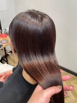 カラー 望恵🌸 韓国🇰🇷スタイルのヘアスタイル