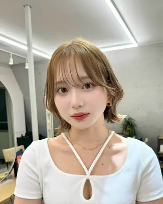 ショート sand池袋所属・似合わせボブカット ISAKIのヘアスタイル