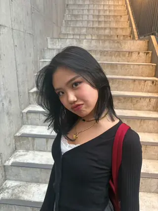 カラー ギャル/ハイトーン 特化/ルイヤのヘアスタイル