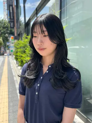 ロング カラー channel所属・Natsumi ❤︎のヘアスタイル