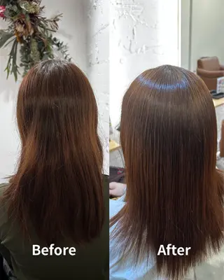 ロング カラー パーマ AMBERGLEAM Hair&Cloth Yoga所属・Ryo☘縮毛矯正/ メンズ/ブリーチ/のヘアスタイル