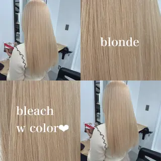 ロング カラー NAMI🤎ブラウン &ミルクティー🤍のヘアスタイル