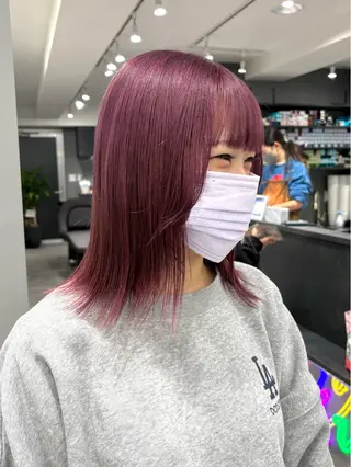 セミロング カラー ブリーチ/パーマ特化 / Miyuki🎨のヘアスタイル