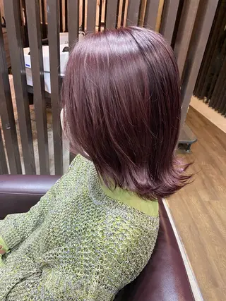 ミディアム カラー hairsalon  a-to所属・多賀 凌空のヘアスタイル