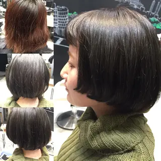 ショート ミディアム カラー Re:ta KANZOのヘアスタイル