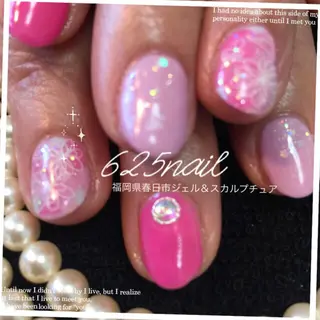 ネイル 625nail 無料P有/春日白水のネイルデザイン