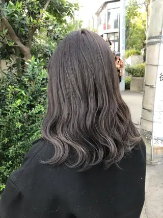 ミディアム カラー 店長担当🌟 矢吹ガブリエル🌟のヘアスタイル