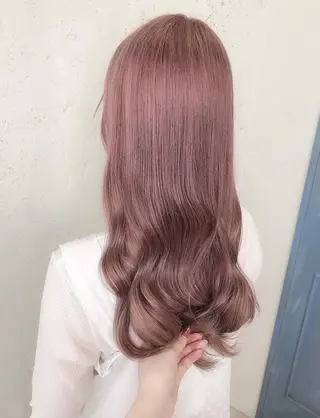 カラー 岡田まみ🍒🤍 透明感カラー/暖色のヘアスタイル