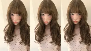 ロング カラー レイヤー/柔色 カラー/SAkiのヘアスタイル