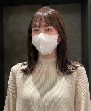 ミディアム カラー tete nico所属・似合わせ/ヘアカラー nanami🌸のヘアスタイル