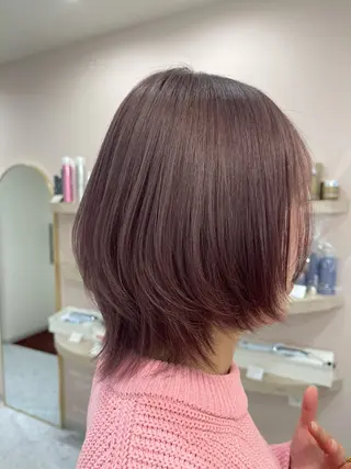 ショート MEI💫銀座 エクステ/艶カラーのヘアスタイル