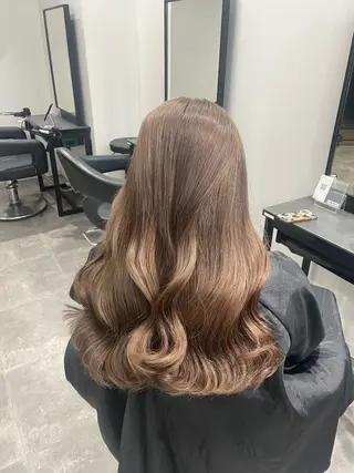 ロング カラー 🎀暖色/ラベンダー /paru🤍のヘアスタイル