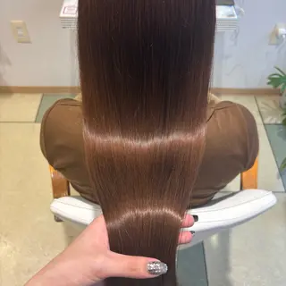 ロング カラー ベージュカラー⌇﻿ くびれヘア.𐙚心音のヘアスタイル