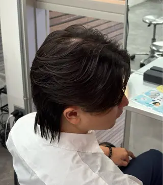 ミディアム カラー パーマ メンズ メンズパーマ特化 🔥韓国ヘア職人🔥のヘアスタイル