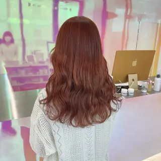セミロング カラー パーマ ヘアアレンジ メンズ 🤍透明感カラー🤍 ブリーチ🤍AINEのヘアスタイル