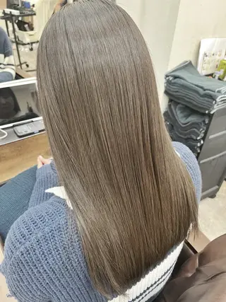 セミロング カラー 艶髪矯正/髪質改善 カイトのヘアスタイル