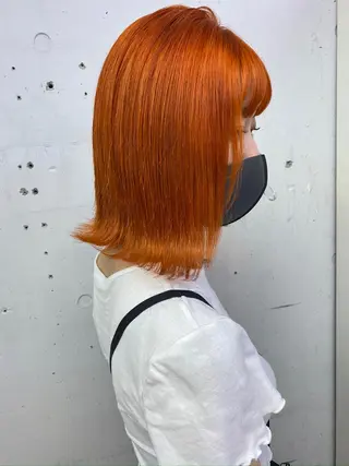 ミディアム カラー 💗💗韓国レイヤー yu-ki💗💗のヘアスタイル