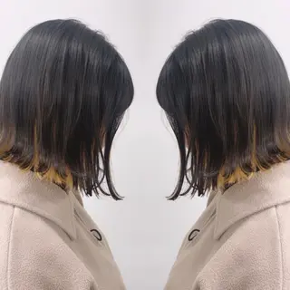 ショート 透明感/オリーブ/ グレージュ/YUKAのヘアスタイル