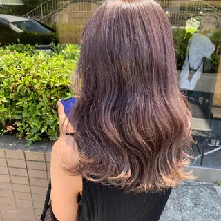 ロング カラー 🌈re-room EIKI🇰🇷のヘアスタイル