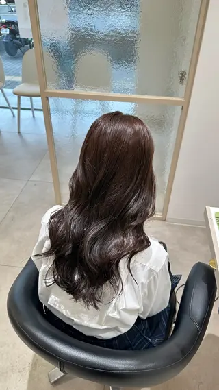 セミロング 森下 萌果のヘアスタイル