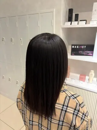ミディアム 笹川 聖奈のヘアスタイル