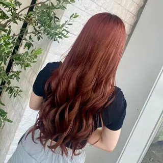 ロング カラー 熊倉 茜のヘアスタイル