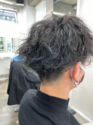 パーマ 【メンズパーマ】比嘉 啓人のヘアスタイル