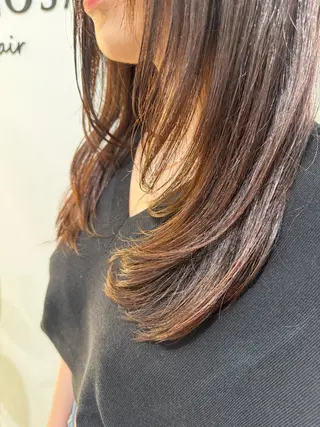ロング パーマ 平田 愛奈のヘアスタイル