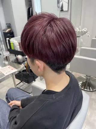 ショート カラー メンズ Hair&Make Allureのヘアスタイル