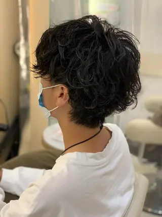 ショート パーマ メンズ トータルビューティー K:R鶴川のヘアスタイル