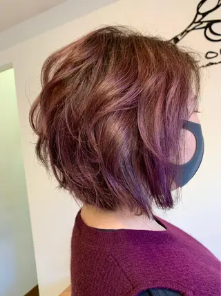 ミディアム chill out 南塚口本店のヘアスタイル