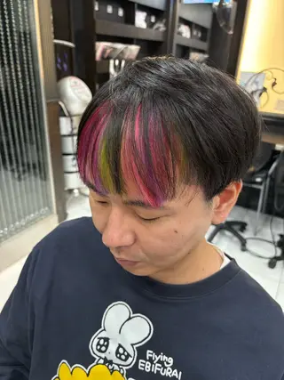 カラー メンズ Eleanor立川北口所属・🦋YUI 髪質改善 ブリーチ 着付け🦋のヘアスタイル
