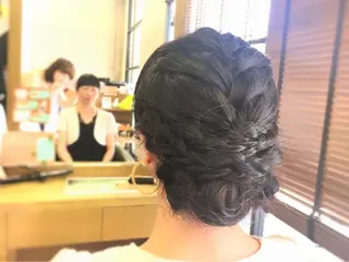 ロング ヘアアレンジ ツイスパ・波巻き 🩵片平和香奈のヘアスタイル