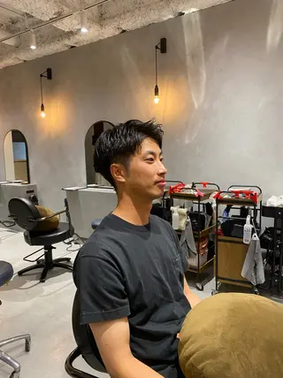 ショート メンズ 稲田 ことみのヘアスタイル