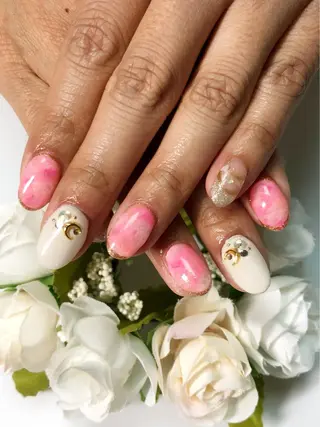 セミロング カラー ネイル CITRAtotal beautyのネイルデザイン