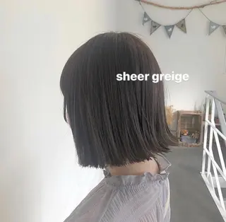 ミディアム カラー GPIP 近藤沙樹のヘアスタイル