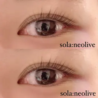 マツエク・マツパ sola: neolive山崎のマツエク・マツパデザイン