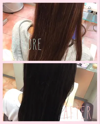 ロング カラー 🍀富久 永梨🧸のヘアスタイル