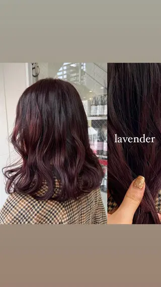 ミディアム カラー ヘアアレンジ stylist ◎RUKI.のヘアスタイル